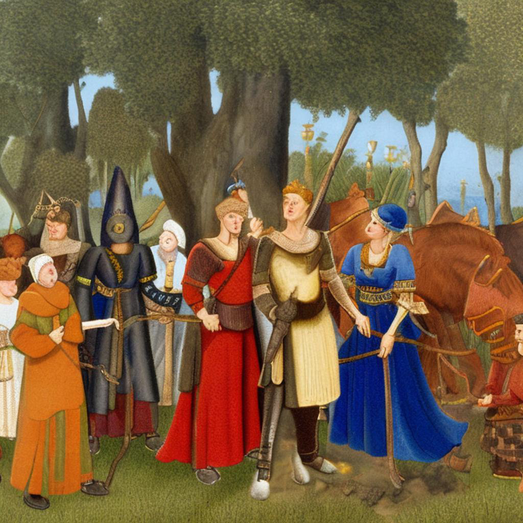 Verhaal van Karel en de Elegast. Een Middelnederlands heldendicht dat dateert uit de middeleeuwen.