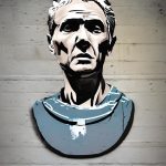 Portret van Julius Caesar. Spreker, schrijver, orator en militair.