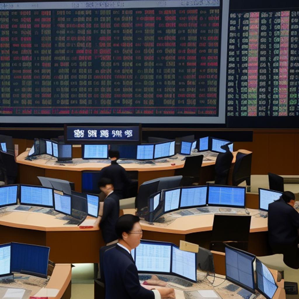 De beroemde aandelenbeurs in China: Shanghai Stock Exchange
